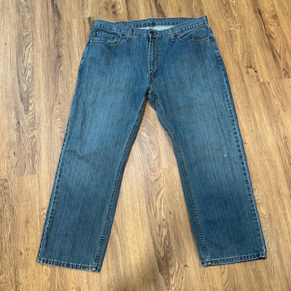 Levis 559 Relaxed Straight Jeans Mens 40x30 Medium Wash Blue Denim 00559-0733